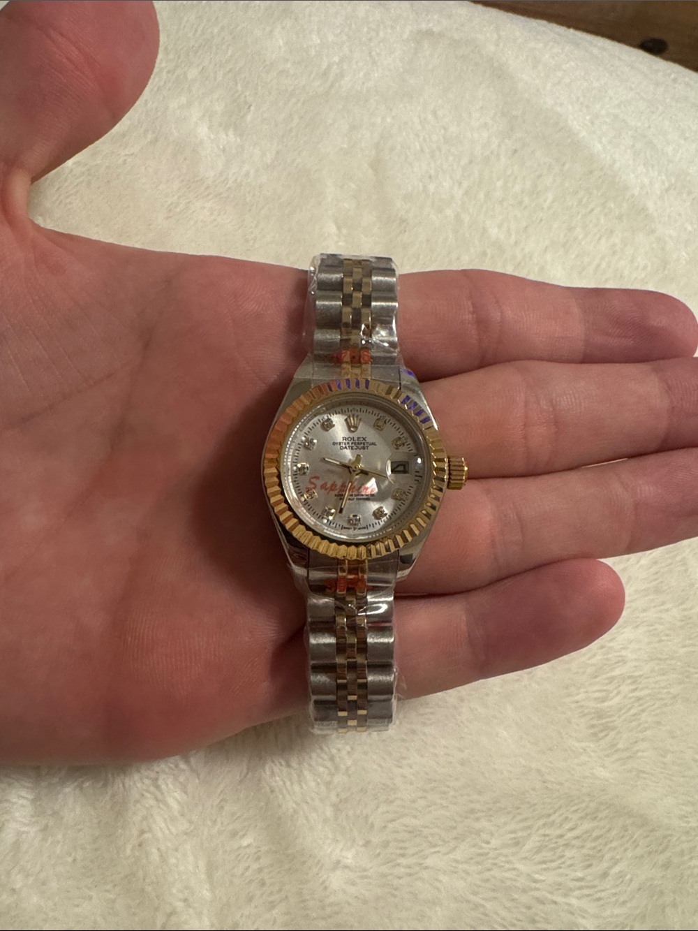 Ladies Two-Tone Silver and Gold Watch